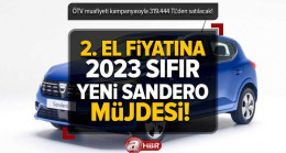 2. el fiyatına 2023 sıfır model Yeni Dacia Sandero 319.444 TL’den satılacak! Vatandaş bayilere akın etti!