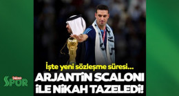 Arjantin Lionel Scaloni ile nikah tazeledi! İşte yeni sözleşme süresi…