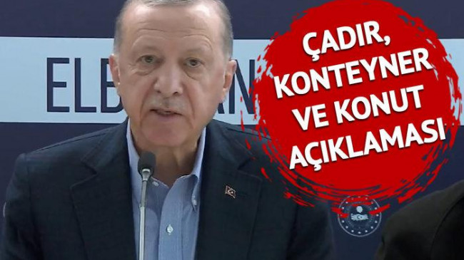 Son dakika | Erdoğan Malatya depremini hatırlatıp vurguladı! Çadır ve konteyner rakamlarını açıkladı… 15 bin liralık taşınma ödemesi yardımı bugün başlıyor