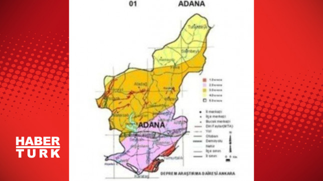 ADANA FAY HATTI DEPREM RİSK HARİTASI 2023