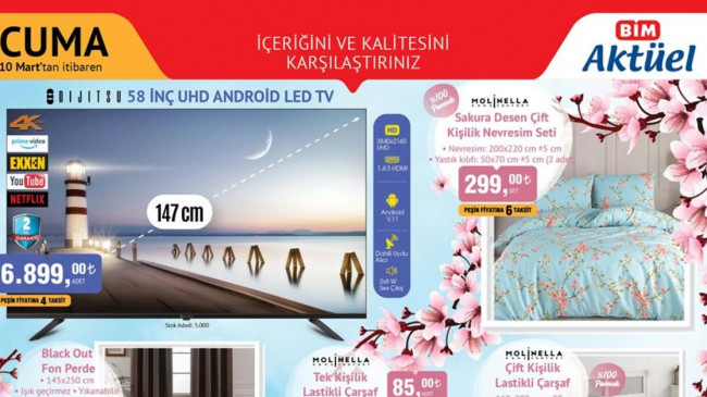 BİM'de çeyiz ürünleri satışa çıkıyor!