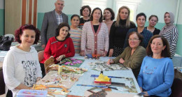 Hem boş zamanlarını değerlendiriyorlar hem de sanat öğreniyorlar