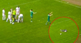 Bursaspor Amedspor maçında ortalık savaş alanına döndü! Futbolcular birbirine girdiFutbol