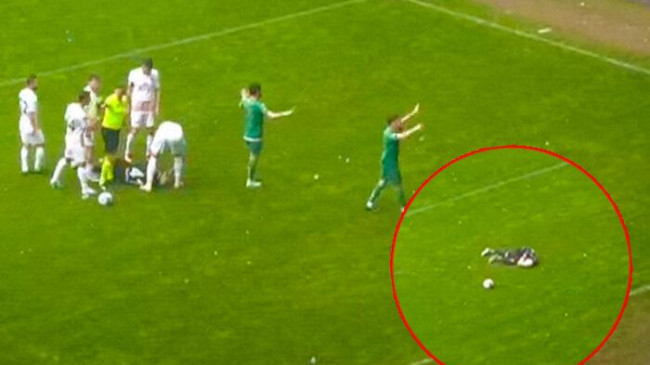 Bursaspor Amedspor maçında ortalık savaş alanına döndü! Futbolcular birbirine girdiFutbol