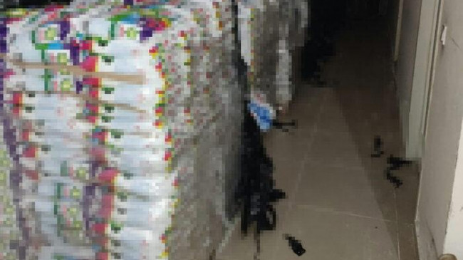 Şaşkına çeviren olay! Baskında tonlarca sahte deterjan ele geçirildi
