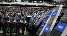 Olayların durulmadığı Bursaspor-Amedspor maçı sonrası 7 kişi gözaltına alındı, 3 görevliye uzaklaştırma geldi