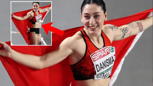 Avrupa Şampiyonu Tuğba Danışmaz’ın fotoğrafını blurlayarak paylaşan isme tepki yağıyor