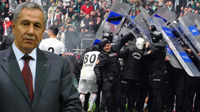 Bülent Arınç’tan olaylı Bursaspor-Amedspor maçıyla ilgili TFF’ye çağrı: Tarafsız bir sahada tekrar edilmeli