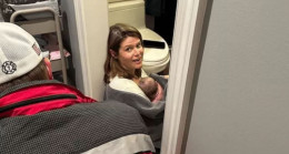Kasie Hunt, evinin banyosunda doğum yaptı