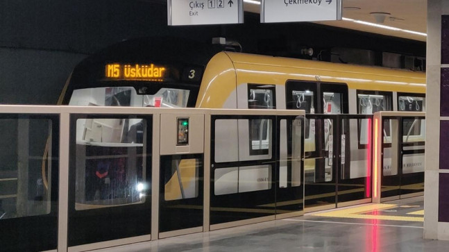 Üsküdar-Çekmeköy metrosunda seferler yapılamıyor