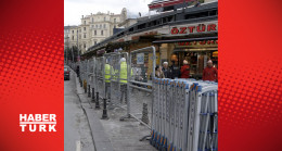 Taksim Meydanı bariyerlerle çevrildi