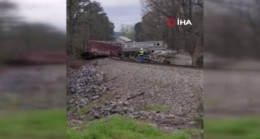 ABD’de tren kazası: 30 vagon raydan çıktı