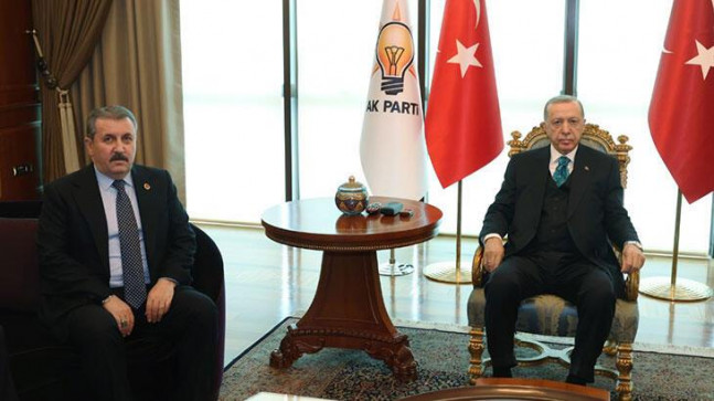 Cumhurbaşkanı Erdoğan, Destici ile görüştü