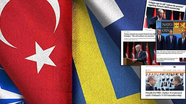Cumhurbaşkanı Erdoğan’ın Finlandiya açıklamasını böyle duyurdular: İsveç evde kalıyor