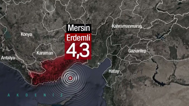 SON DAKİKA HABERİ: Mersin Körfezi’nde 4,3 büyüklüğünde deprem – Son Dakika Türkiye Haberleri