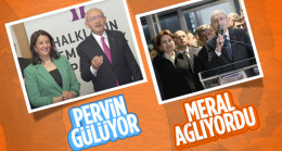 Pervin Buldan’ın Kemal Kılıçdaroğlu ile basın toplantısındaki mutluluğu