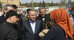 Bakan Bozdağ, Kahramanmaraş’ı ziyaret ederek incelemelerde bulundu