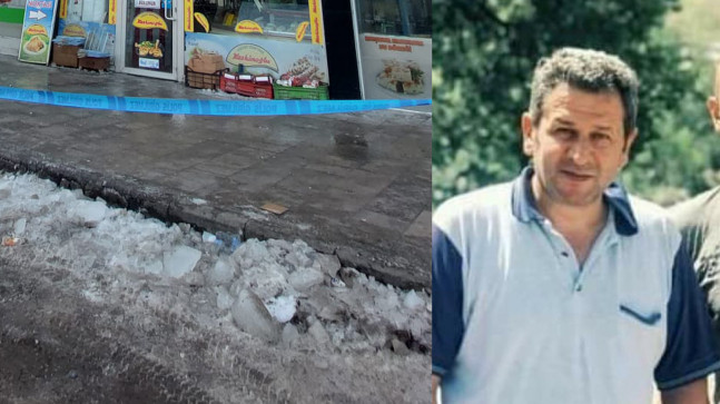 Başına buz kütlesi düşen özel güvenlik görevlisi öldü