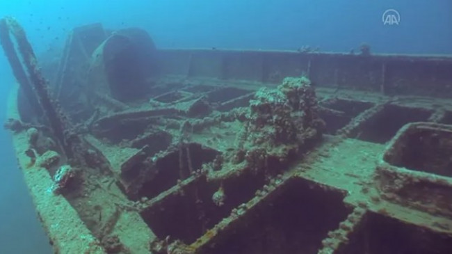 Çanakkale Savaşı’nın batık gemileri görüntülendi