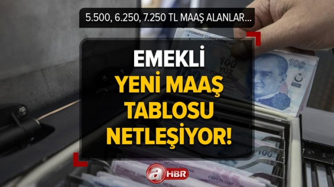 Emekli yeni maaş tablosu netleşiyor! 4 veri kaldı, SSK, Bağkur’lu emekli ve memur için %6 zam! Ek artış ve intibak yolda! 5.500, 6.250, 7.250 maaş alanlar…