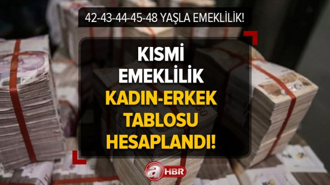 Emeklilikte kadın – erkek tablosu hesaplandı! İlk işe giriş tarihi 1999, 2000 arası ve 2008 sonrası olanlar dikkat! 42-43-44-45-48 yaşla emeklilik…