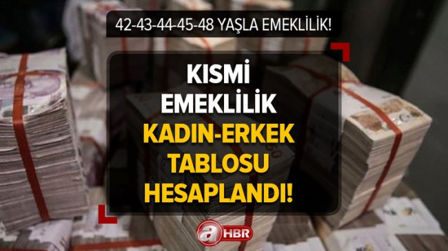 Emeklilikte kadın – erkek tablosu hesaplandı! İlk işe giriş tarihi 1999, 2000 arası ve 2008 sonrası olanlar dikkat! 42-43-44-45-48 yaşla emeklilik…