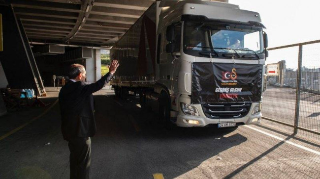 Galatasaray Kulübü, deprem bölgesine 100. yardım TIR’ını gönderdi