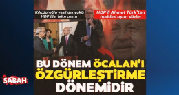 HDP’li Ahmet Türk’ten haddini aşan sözler: Bu dönem Öcalan'ı özgürleştirme dönemidir