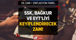 SSK, Bağ-Kur ve EYT’liyi keyiflendirecek zam! Ek zam + enflasyon farkı rehber oldu! Yeni maaş 6.702 TL! Temmuz 2023 en düşük emekli maaşı…