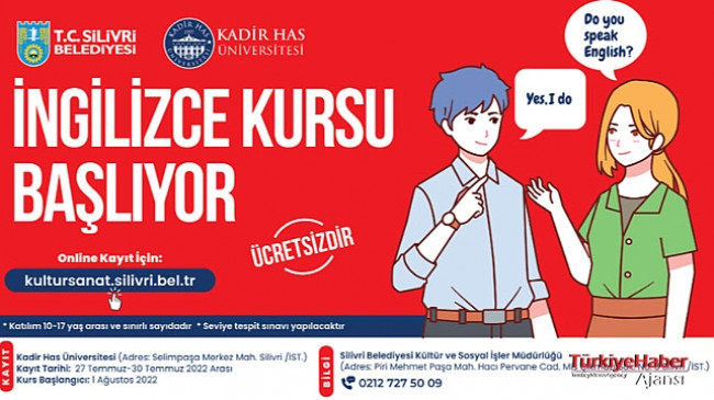 Silivrili Öğrencilere Ücretsiz İngilizce Kursu – Eğitim