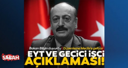 Son dakika: Bakan Bilgin’den flaş EYT ve geçici işçi düzenlemesi açıklaması
