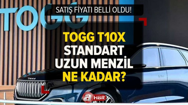TOGG menzil ne kadar? Kaç dakikada şarj oluyor, kaç km hız yapıyor? TOGG T10X C-SUV standart uzun menzil özellikleri