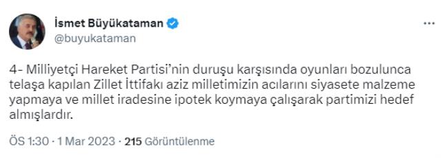 MHP'den Bahçeli'nin depremzedelere 'Sessizlik olacak, dağılın gitsin' dediği görüntüyle ilgili ilk açıklama