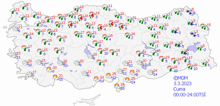 Meteoroloji'den 81 il için ayrı ayrı 5 günlük flaş uyarı - Resim : 2