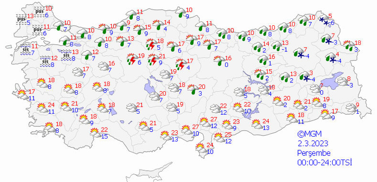 Meteoroloji'den 81 il için ayrı ayrı 5 günlük flaş uyarı - Resim : 3