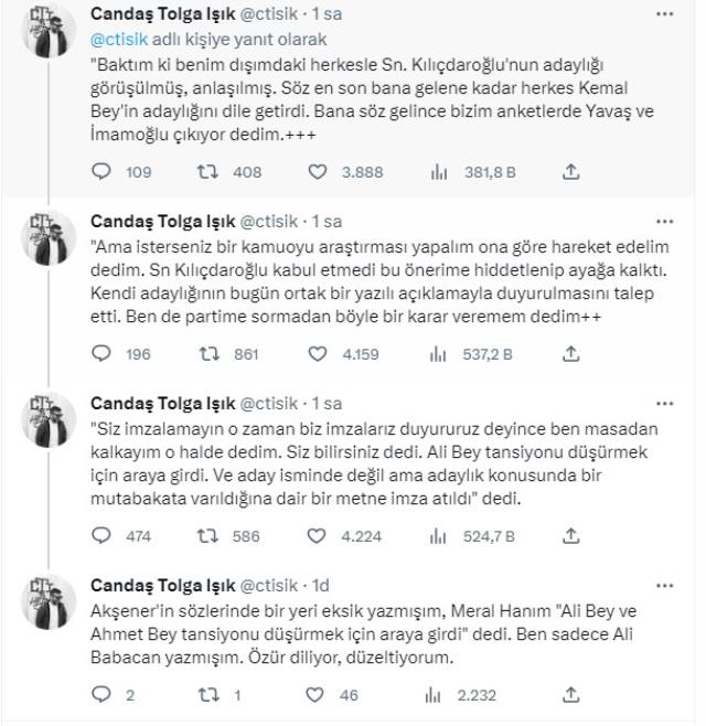 Akşener, 6'lı Masa'nın olaylı toplantısında yaşananları anlattı: Kılıçdaroğlu hiddetlenip ayağa kalktı