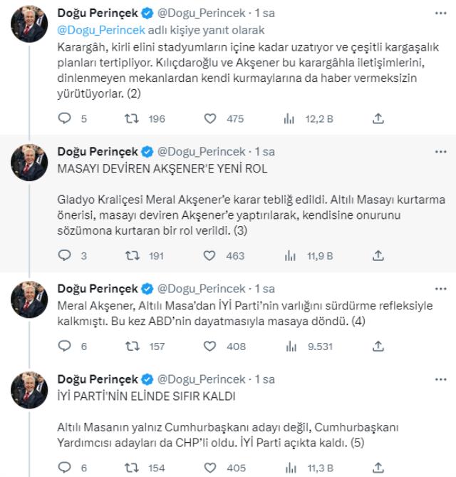 Perinçek'ten Akşener'in 6'lı Masa'ya geri dönmesine bomba yorum: İYİ Parti açıkta kaldı