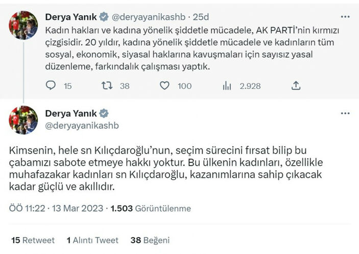 Bakan Yanık: 6284 sayılı Kanun'un tartışmaya açılması dahi kabul edilemez #1