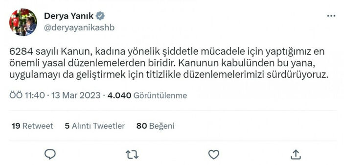 Bakan Yanık: 6284 sayılı Kanun'un tartışmaya açılması dahi kabul edilemez #2