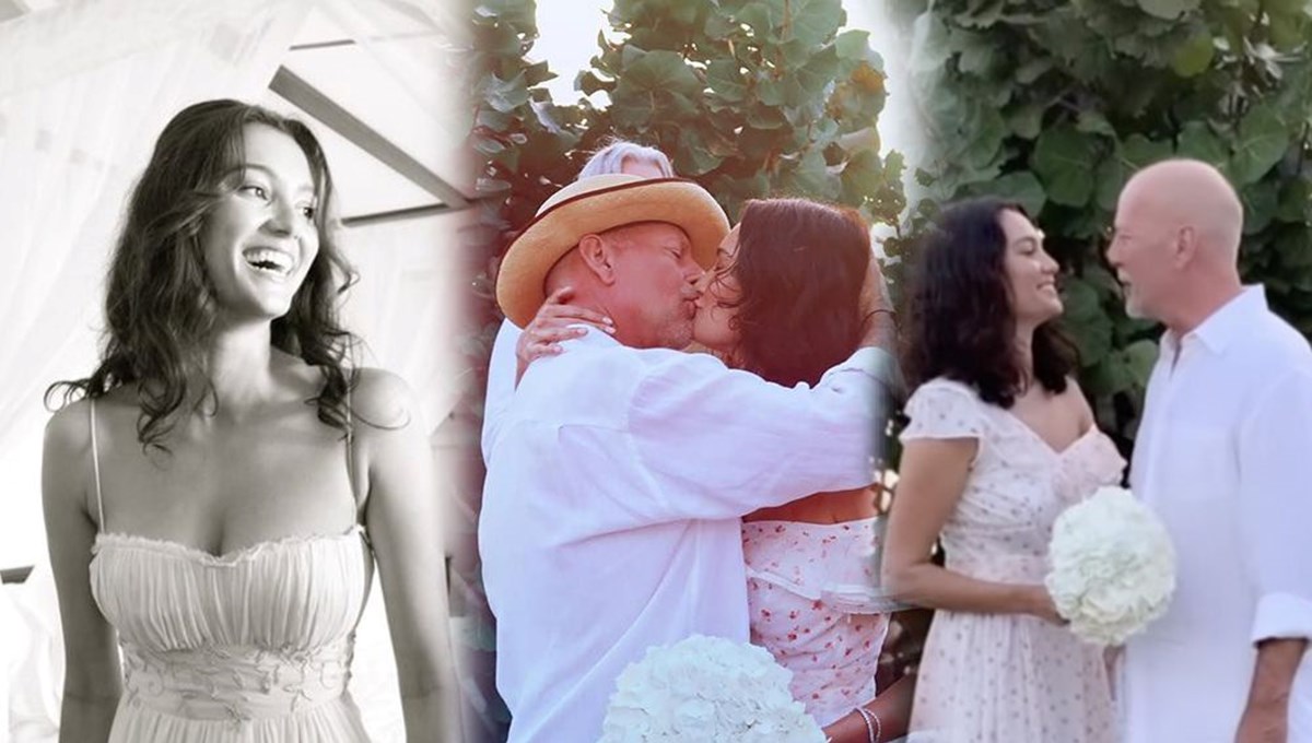 Emma Heming Willis eşi Bruce Willis ile nikah tazeleme videosunu yayınladı