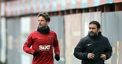 Galatasaray'da Mertens özel program dahilinde çalıştı