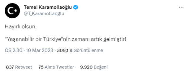 Son Dakika: Millet İttifakı'nın adayı Kılıçdaroğlu'ndan seçim kararıyla ilgili ilk yorum: Türkiye'nin değişime ihtiyacı var, hayırlı olsun